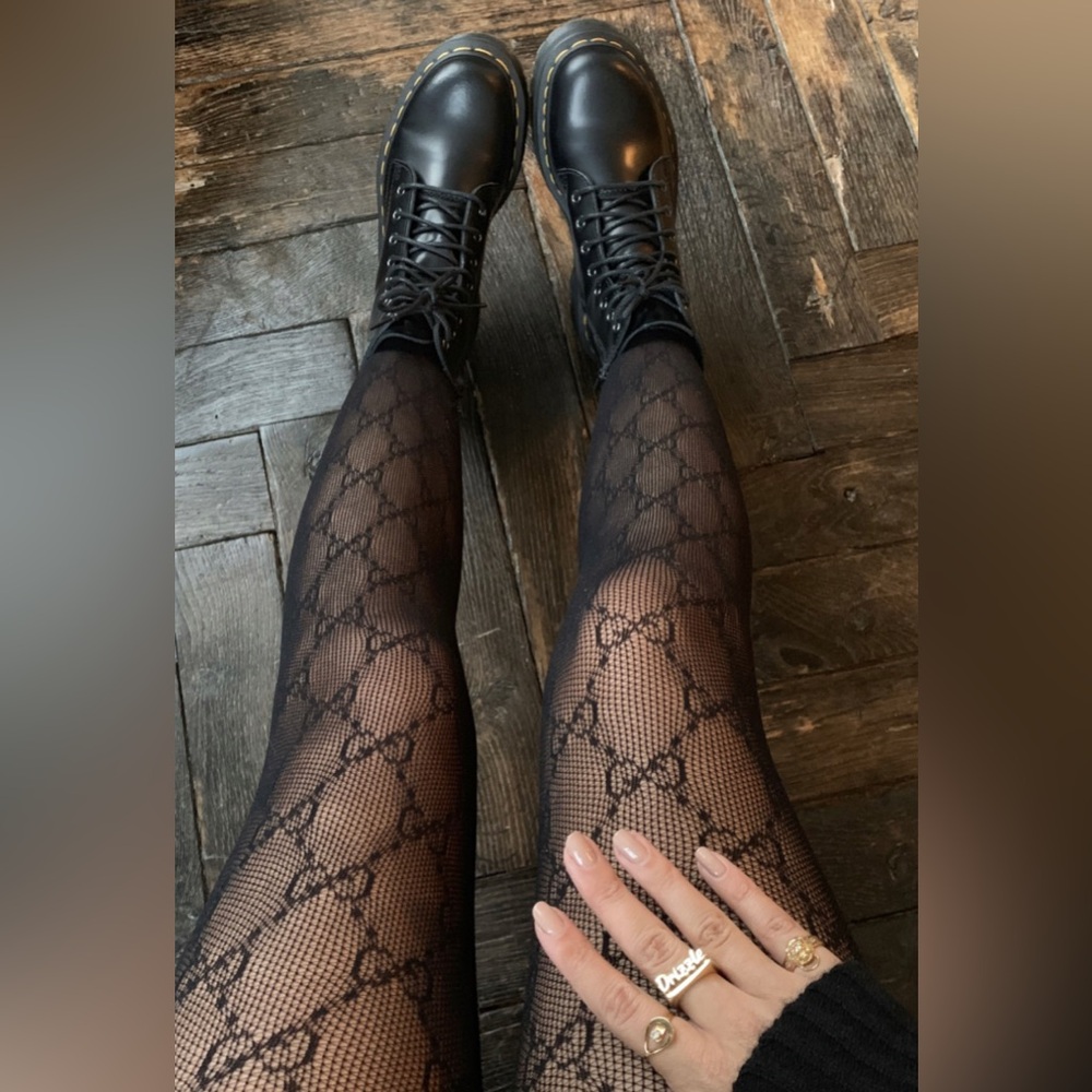 Black Gucci tights